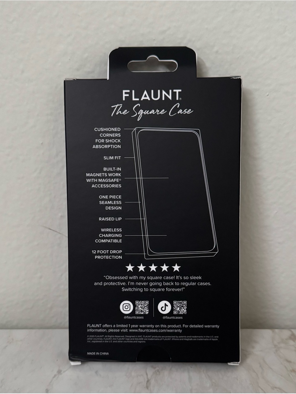 FLAUNT iPhone 15 Pro MagSafe Case - Raspberry Tortoise Shell - Picture 3 of 8